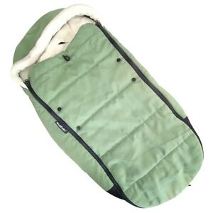 BABYZEN YOYO Footmuff Peppermint Green Fleece Lined Stroller Bunting Bag